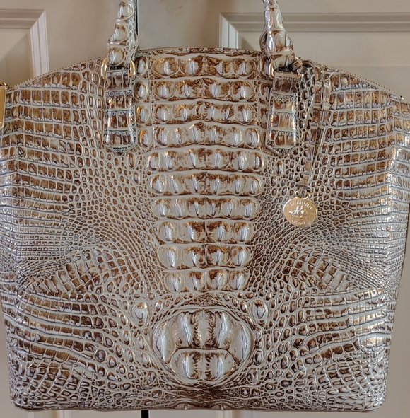 Brahmin Handbags - Brahmin Smoke Large Duxbury Satchel